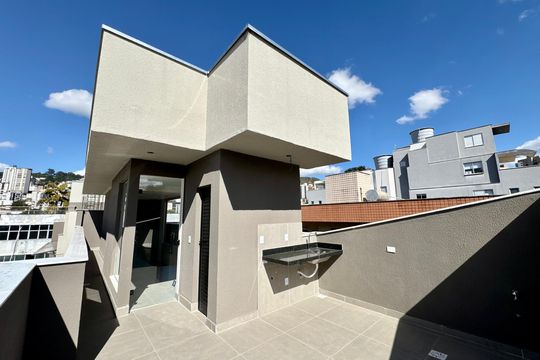 Área da Cobertura de apartamento à venda com 2 quartos, 100m² em Anchieta, Belo Horizonte