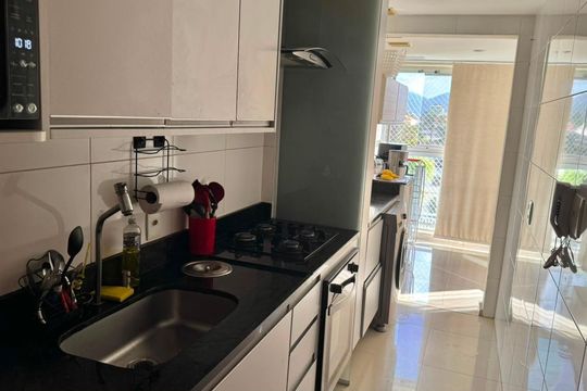 Cozinha de apartamento à venda com 4 quartos, 137m² em Recreio dos Bandeirantes, Rio de Janeiro