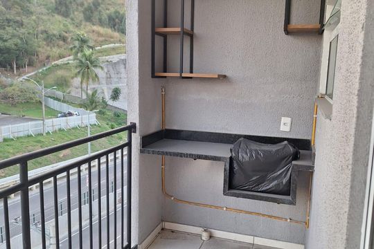 Varanda de apartamento à venda com 3 quartos, 65m² em Campo Grande, Rio de Janeiro