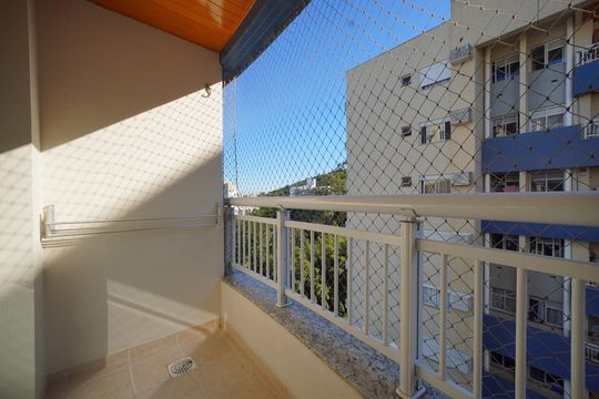 Varanda da Sala de apartamento para alugar com 3 quartos, 85m² em Itacorubi, Florianópolis