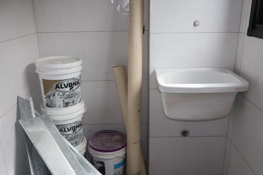 Cozinha e Área de Serviço de apartamento à venda com 2 quartos, 36m² em Vila Elze, São Paulo