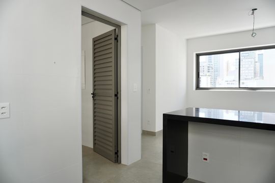 Cozinha  de apartamento à venda com 3 quartos, 110m² em Funcionários, Belo Horizonte