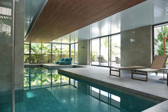 Área comum - Piscina de apartamento à venda com 3 quartos, 110m² em Funcionários, Belo Horizonte