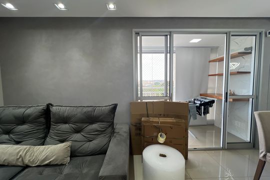 Sala de apartamento para alugar com 3 quartos, 76m² em Castelo, Belo Horizonte