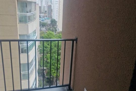 Varanda de apartamento à venda com 1 quarto, 35m² em Vila Olímpia, São Paulo