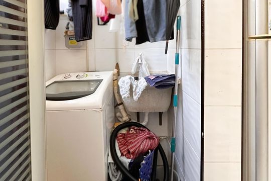 Área de Serviço de apartamento à venda com 2 quartos, 57m² em Demarchi, São Bernardo do Campo