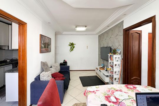 Sala de apartamento à venda com 2 quartos, 57m² em Demarchi, São Bernardo do Campo