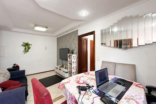 Sala de apartamento à venda com 2 quartos, 57m² em Demarchi, São Bernardo do Campo