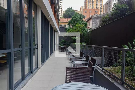 Área comum de kitnet/studio para alugar com 1 quarto, 27m² em Perdizes, São Paulo