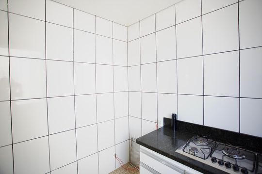 Cozinha e Área de Serviço de apartamento à venda com 2 quartos, 42m² em Inconfidentes, Contagem
