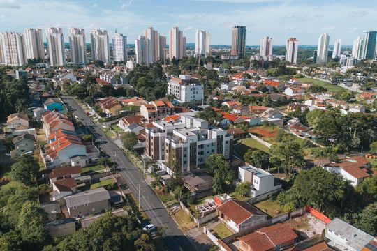 Vista de apartamento à venda com 1 quarto, 32m² em Campo Comprido, Curitiba