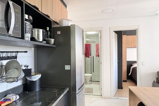 Cozinha e Área de Serviço de apartamento à venda com 2 quartos, 40m² em Pirituba, São Paulo