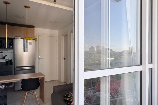 Varanda da Sala de apartamento à venda com 2 quartos, 40m² em Pirituba, São Paulo