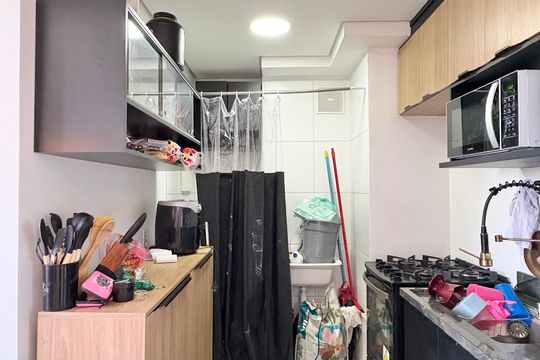 Cozinha e Área de Serviço de apartamento à venda com 2 quartos, 40m² em Pirituba, São Paulo