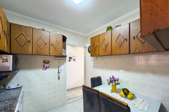 Cozinha  de apartamento à venda com 2 quartos, 56m² em Anchieta, São Bernardo do Campo
