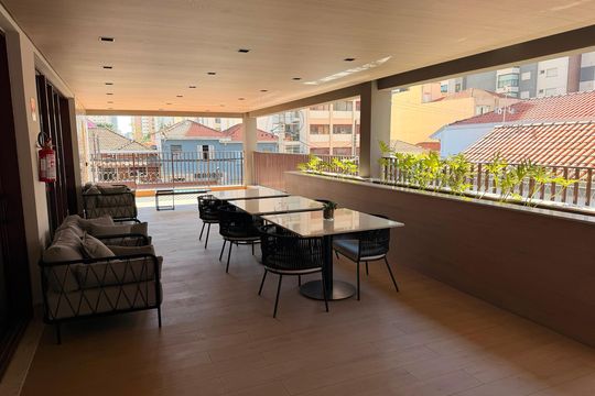 Área comum de apartamento à venda com 2 quartos, 70m² em Pompeia, São Paulo