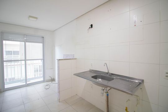 SALA E COZINHA de apartamento à venda com 1 quarto, 38m² em Casa Verde, São Paulo