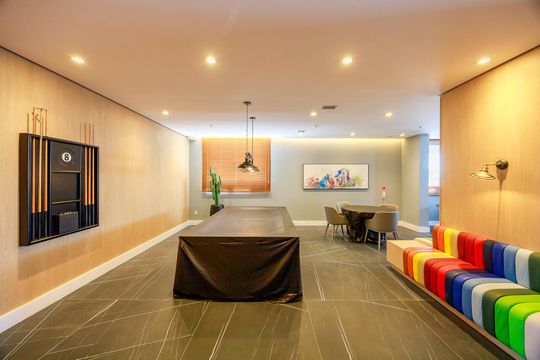 Sala de Jogos de kitnet/studio à venda com 1 quarto, 30m² em Santo Amaro, São Paulo