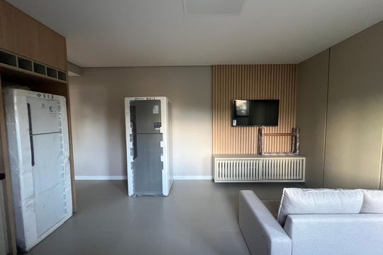 Cozinha de apartamento à venda com 1 quarto, 44m² em Ouro Preto, Belo Horizonte