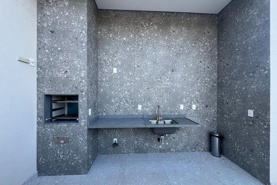 Área comum - Churrasqueira de apartamento à venda com 1 quarto, 44m² em Ouro Preto, Belo Horizonte
