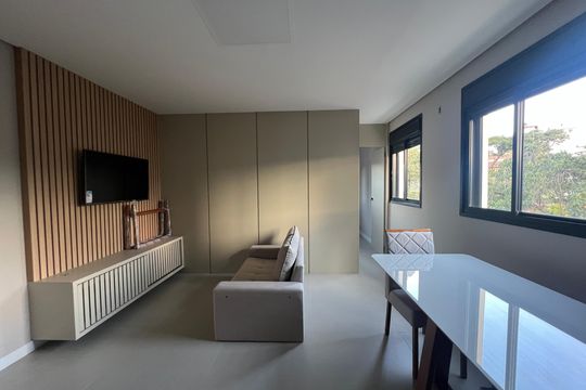 Sala de apartamento à venda com 1 quarto, 44m² em Ouro Preto, Belo Horizonte