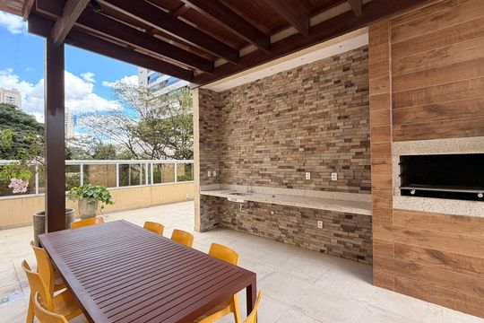 churras de apartamento para alugar com 2 quartos, 65m² em Setor Bueno, Goiânia