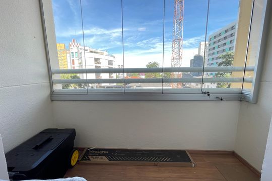 Varanda de apartamento à venda com 2 quartos, 47m² em Vila Gomes, São Paulo