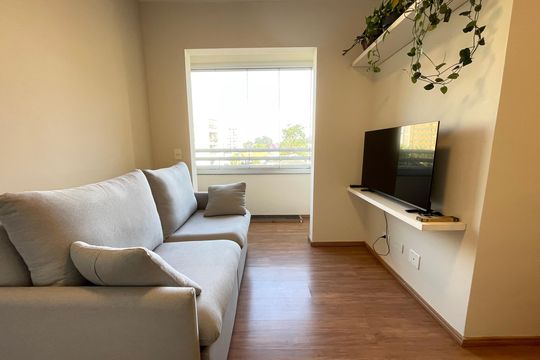 Sala de apartamento à venda com 2 quartos, 47m² em Vila Gomes, São Paulo