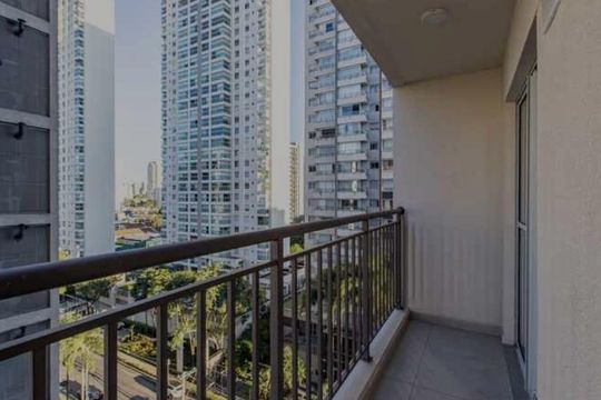 Varanda de apartamento à venda com 1 quarto, 29m² em Vila Olímpia, São Paulo