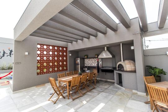 Área comum - Churrasqueira de apartamento à venda com 3 quartos, 58m² em Vila Militar, Barueri