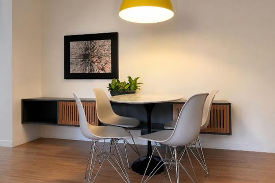 Sala de apartamento à venda com 2 quartos, 67m² em Pinheiros, São Paulo