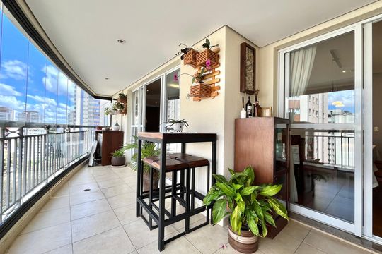 Varanda de apartamento para alugar com 3 quartos, 173m² em Vila Mascote, São Paulo