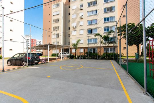 Área externa de apartamento à venda com 2 quartos, 53m² em Fátima, Canoas