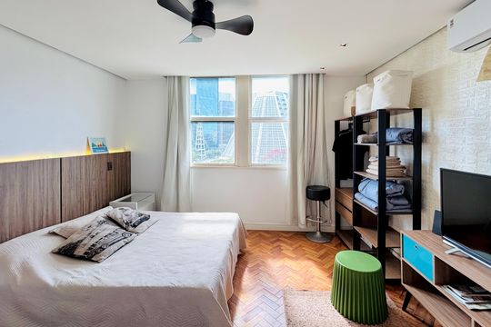 Quarto de apartamento para alugar com 1 quarto, 35m² em Centro, Rio de Janeiro