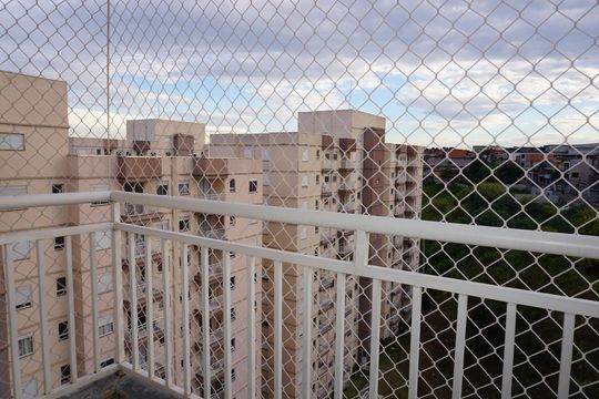 Varanda da Sala de apartamento para alugar com 2 quartos, 45m² em Jardim Vitória, Embu das Artes