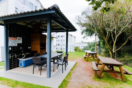 Área comum - Churrasqueira de apartamento para alugar com 2 quartos, 48m² em Jardim Sao Domingos, Guarulhos