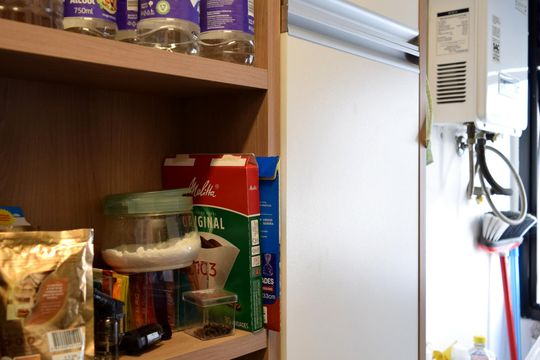 Cozinha de apartamento para alugar com 1 quarto, 32m² em Jardim Paulista, São Paulo