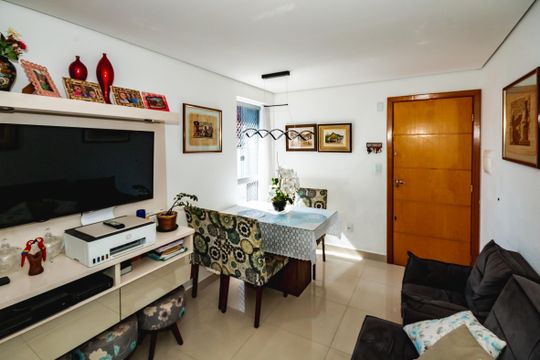 Apartamento à venda com 2 quartos, 54m² em Santa Branca, Belo Horizonte