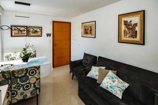 Apartamento à venda com 2 quartos, 54m² em Santa Branca, Belo Horizonte