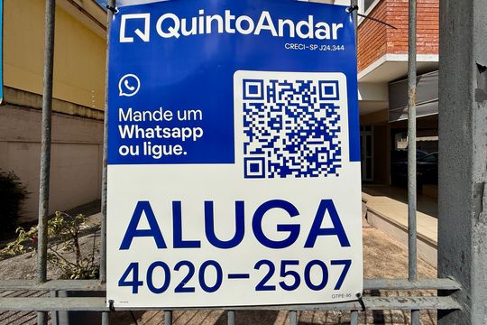 Placa de apartamento para alugar com 2 quartos, 45m² em Pedreira, São Paulo
