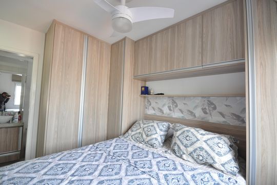 Quarto Suíte de apartamento à venda com 2 quartos, 50m² em Jardim Brasil (zona Norte), São Paulo