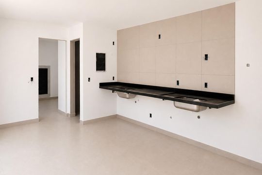 Sala/Cozinha de apartamento à venda com 1 quarto, 70m² em Santo Antônio, Belo Horizonte