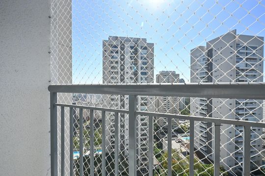 Varanda da Área de Serviço de apartamento para alugar com 2 quartos, 56m² em Vila Andrade, São Paulo