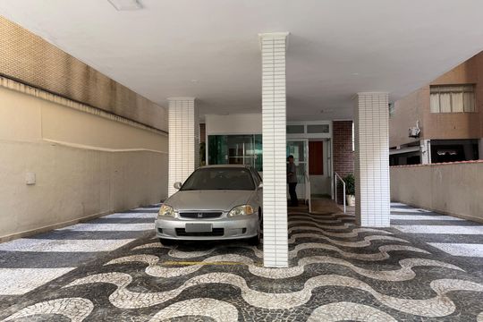 Área comum de apartamento para alugar com 1 quarto, 70m² em Gonzaga, Santos