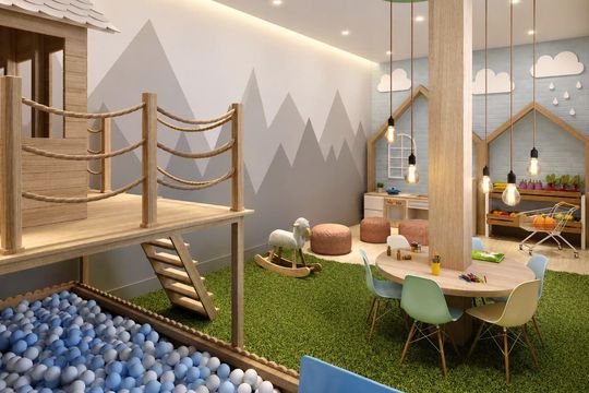 Área comum - Brinquedoteca de apartamento para alugar com 2 quartos, 66m² em Bonfim, Campinas