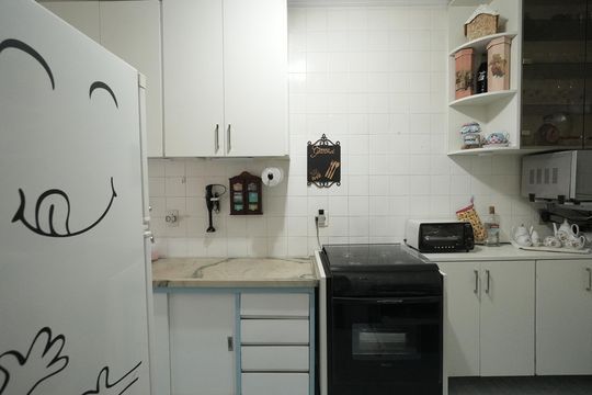 Cozinha de apartamento à venda com 3 quartos, 74m² em Jardim Bela Vista, Santo André