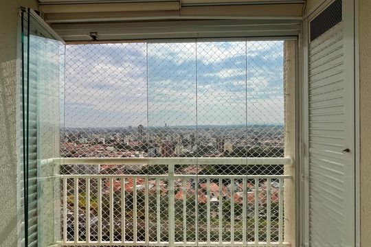 Vista da Sacada de apartamento para alugar com 3 quartos, 80m² em Ponte Preta, Campinas