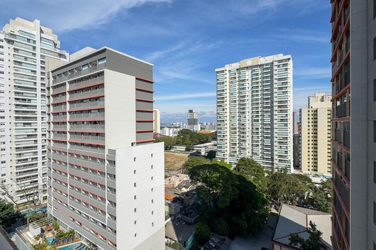 Vista de apartamento para alugar com 1 quarto, 30m² em Santo Amaro, São Paulo