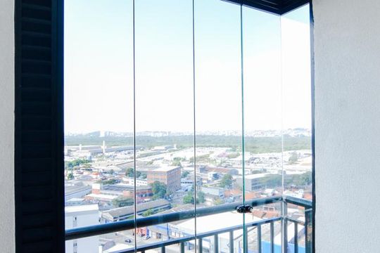 Sala - Varanda da Sala de apartamento para alugar com 2 quartos, 48m² em Vila Augusta, Guarulhos