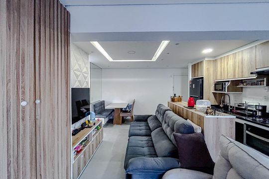 Sala de apartamento à venda com 3 quartos, 68m² em Tatuapé, São Paulo